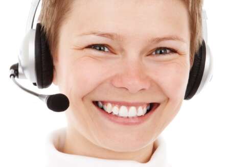 woman consumer services customer service