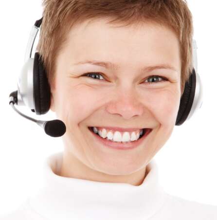woman consumer services customer service